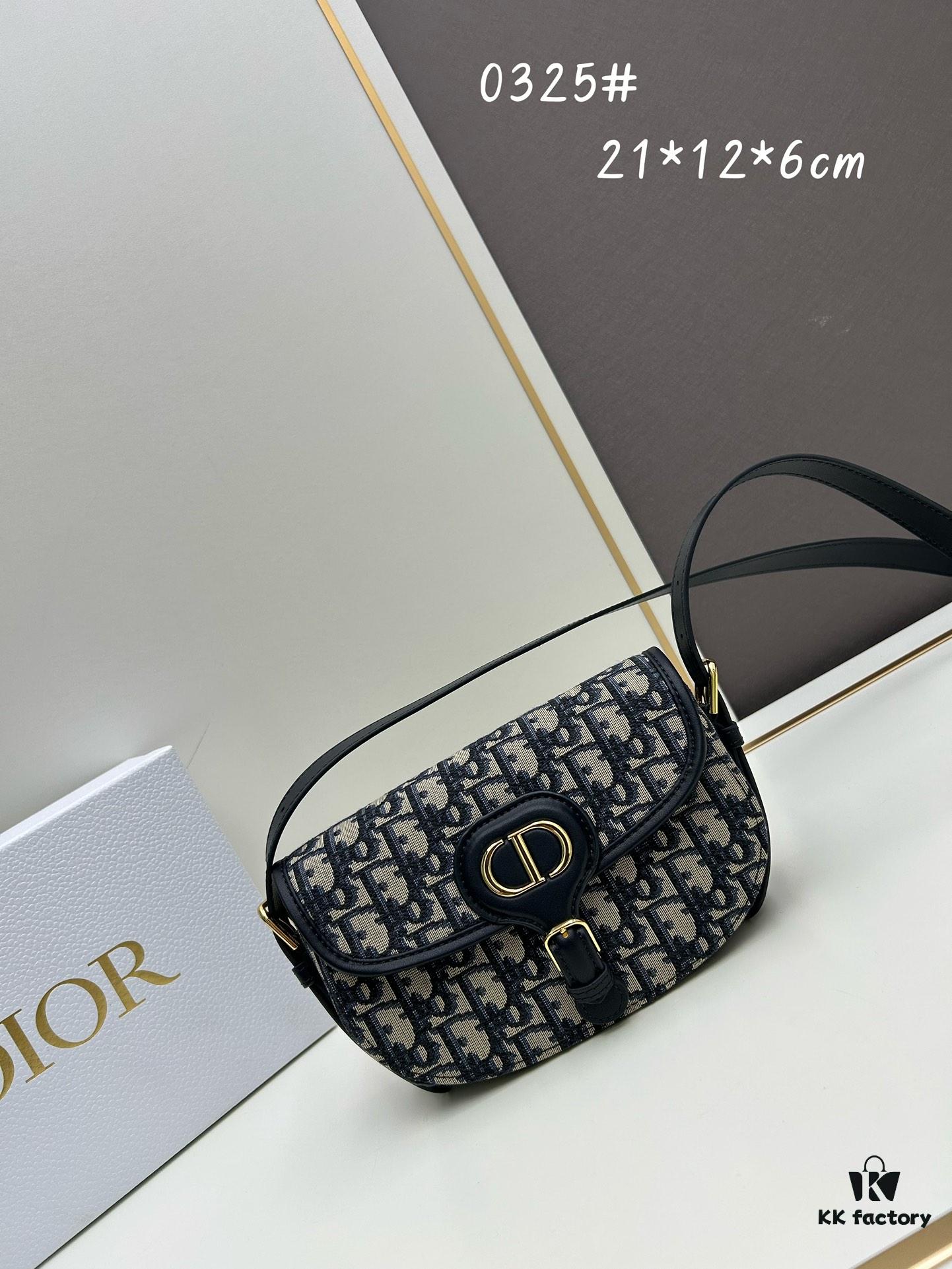 6930a1a96e68136f4d9ab9a7 Dior Bobby Retro Style Tofu Bag - Full-Grain Calfskin Leather, 21-inch Horizontal Design