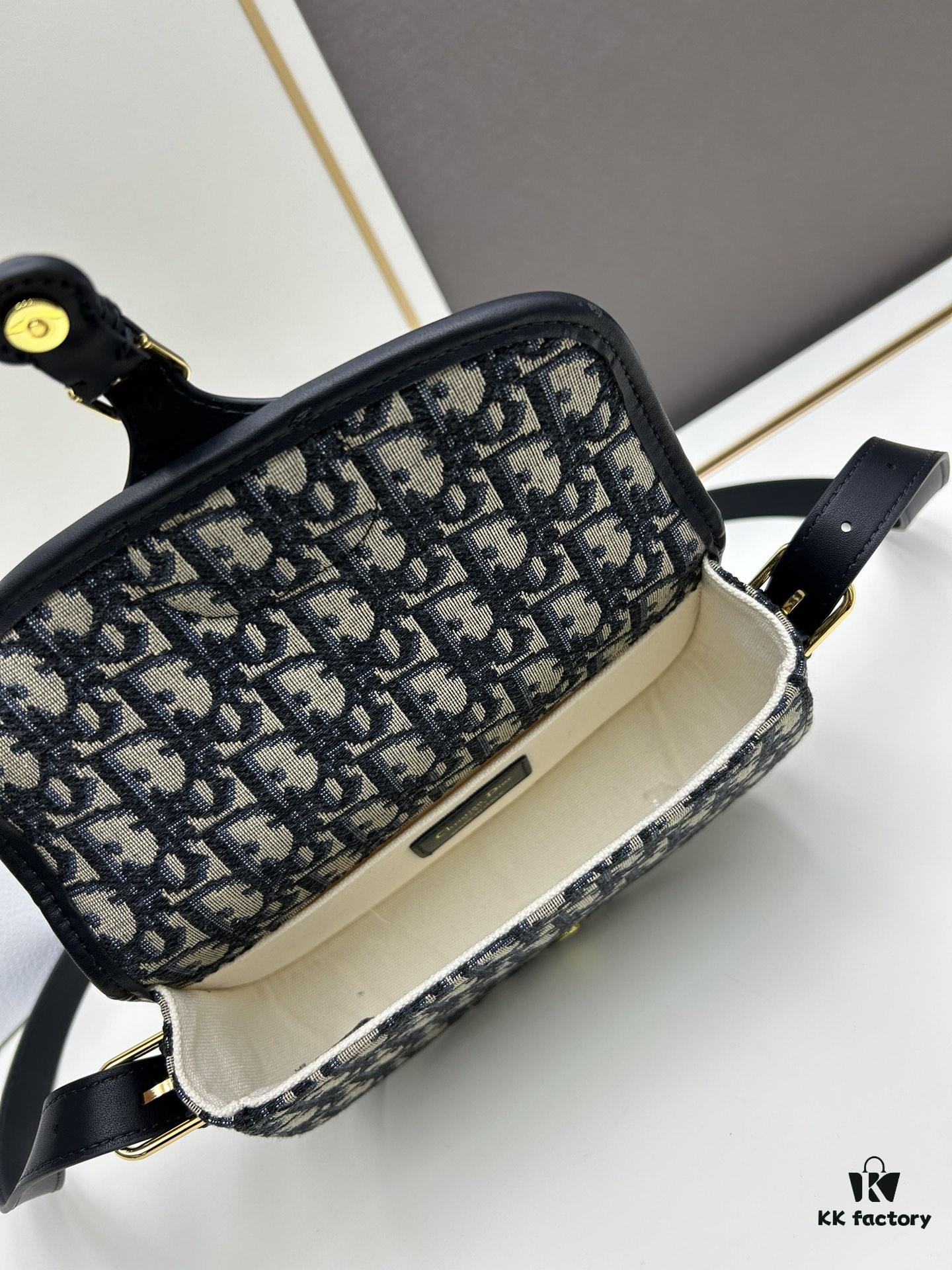 6930a1ae6e68136f4d9ab9ad Dior Bobby Retro Style Tofu Bag - Full-Grain Calfskin Leather, 21-inch Horizontal Design