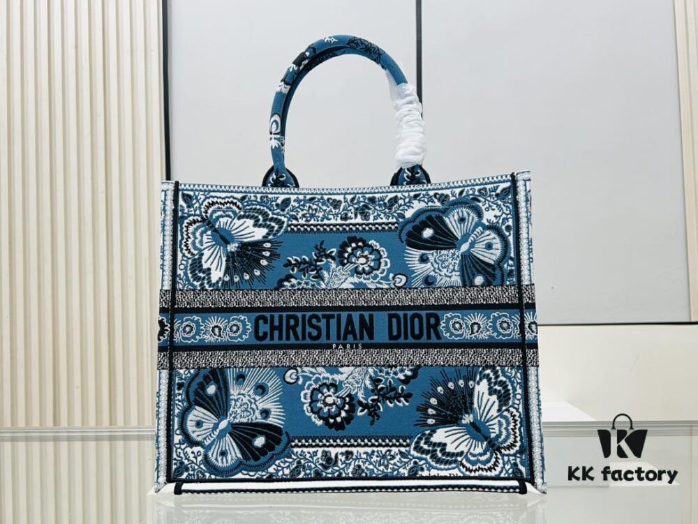 6930a1ec6e68136f4d9aba2c Thick Stitching, Heavy Fabric Original Order Large Size Di0r Book Tote