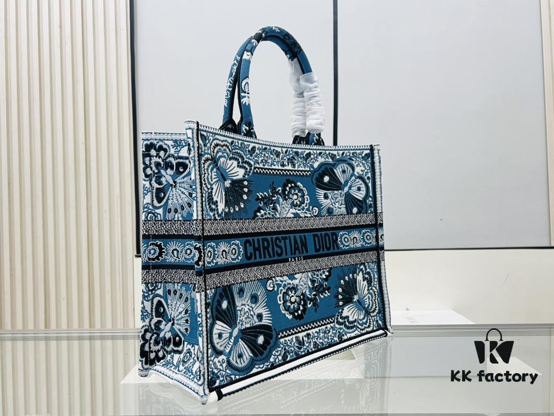 6930a1ec6e68136f4d9aba2d Oversized Original Order Thick Yarn Fabric Dior Book Tote