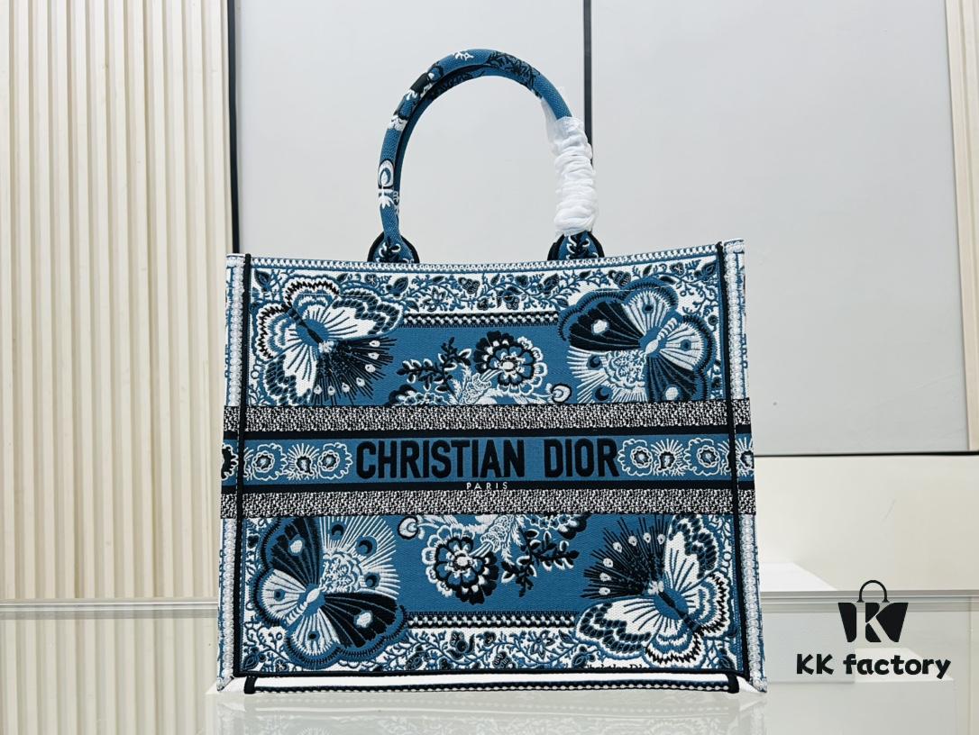 6930a1ec6e68136f4d9aba2e Oversized Original Order Thick Yarn Fabric Dior Book Tote