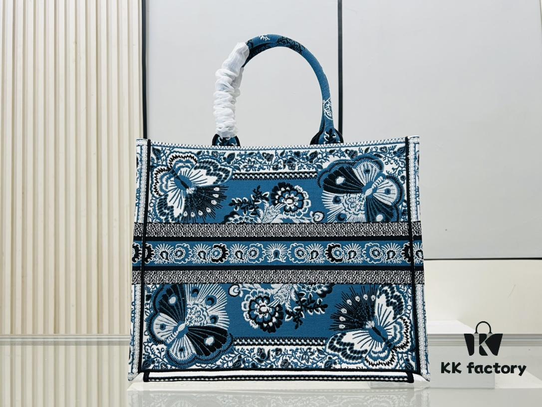 6930a1ed6e68136f4d9aba2f Oversized Original Order Thick Yarn Fabric Dior Book Tote
