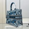 6930a1ee6e68136f4d9aba30 Oversized Original Order Thick Yarn Fabric Dior Book Tote