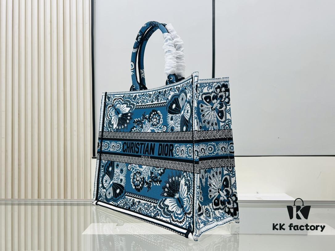 6930a1ee6e68136f4d9aba30 Oversized Original Order Thick Yarn Fabric Dior Book Tote