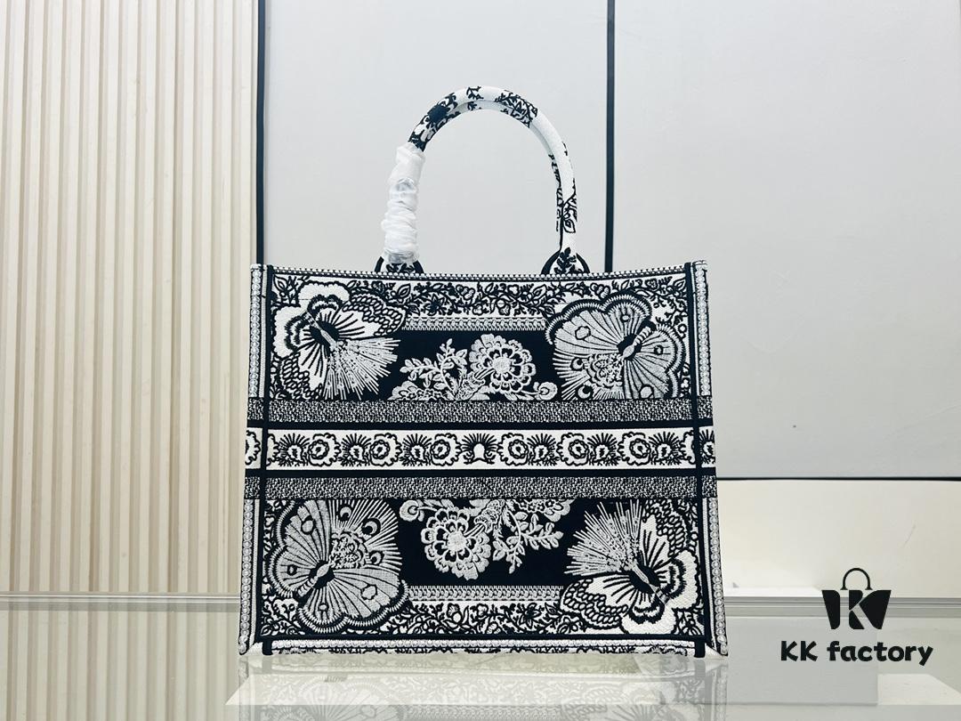 6930a1f66e68136f4d9aba43 Large Original Surplus Stock Dior Book Tote - Thick Yarn, Heavy Fabric