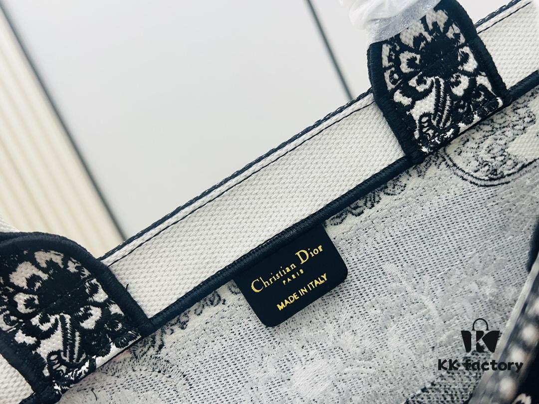 6930a1f96e68136f4d9aba47 Large Original Surplus Stock Dior Book Tote - Thick Yarn, Heavy Fabric