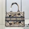 Original Surplus Stock of Thick Yarn Fabric Medium Size Di0r Book Tote