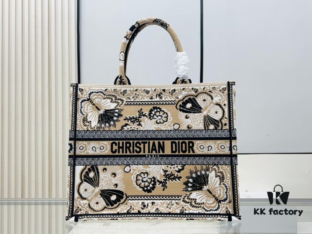 Original Surplus Stock, Thick Yarn Fabric, Large Size [Dior Book Tote]
