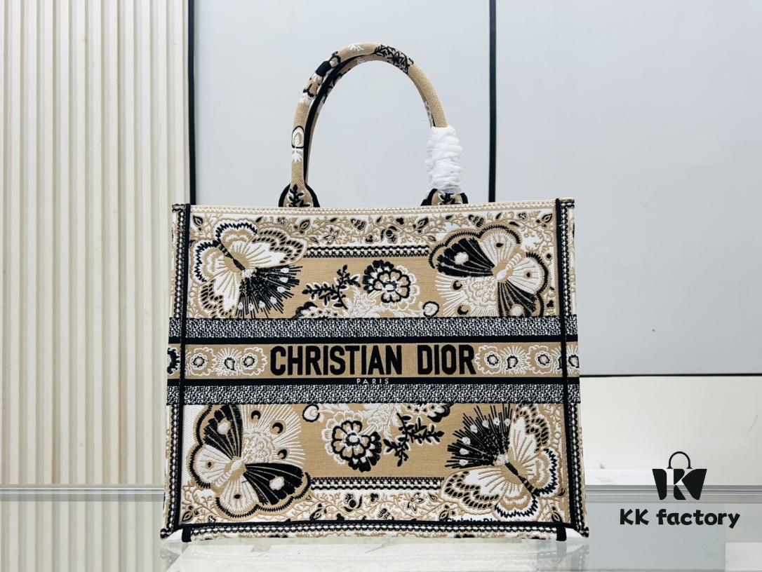 6930a2006e68136f4d9aba53 Oversized Original Order Thick Yarn Fabric Dior Book Tote