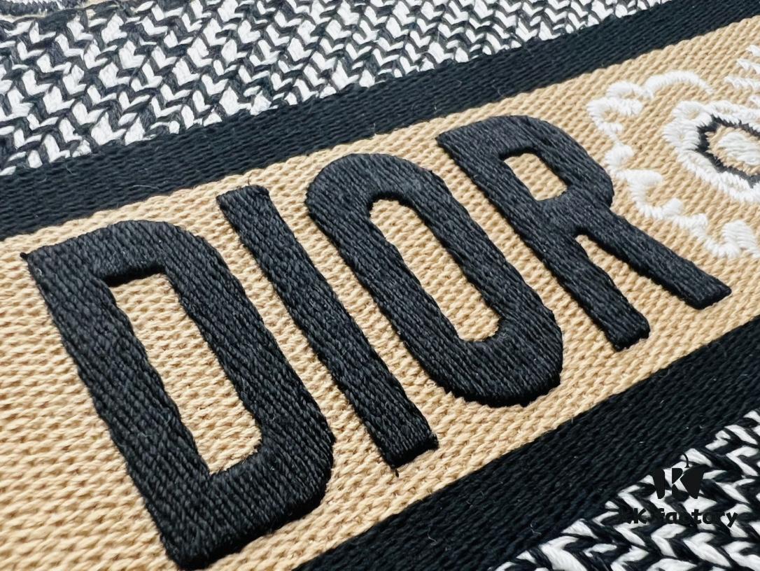 Original Surplus Stock, Thick Yarn Fabric, Large Size [Dior Book Tote]