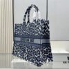 6930a20d6e68136f4d9aba67 Oversized Original Order Di0r Book Tote in Thick Yarn Fabric