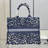 6930a20e6e68136f4d9aba68 Oversized Original Order Di0r Book Tote in Thick Yarn Fabric