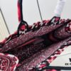 Large Original Order Thick Yarn Fabric Dior Book Tote