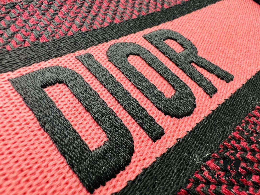 Large Original Order Thick Yarn Fabric Dior Book Tote