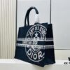 Oversized Original Order Thick Yarn Fabric Dior Book Tote