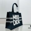 6930a2276e68136f4d9aba9b Thick Yarn Heavy Fabric Original Order Medium Size Di0r Book Tote