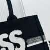 6930a2296e68136f4d9abaa0 Thick Yarn Heavy Fabric Original Order Medium Size Di0r Book Tote