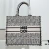 Thick Yarn Heavy Fabric Original Order Large Size Di0r Book Tote
