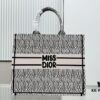 Thick Yarn Heavy Fabric Original Order Large Size Di0r Book Tote