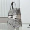 Thick Yarn Heavy Fabric Original Order Large Size Di0r Book Tote