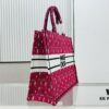 6930a23c6e68136f4d9abacd Oversized Original Order Thick Yarn Fabric Dior Book Tote