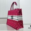 6930a23d6e68136f4d9abacf Oversized Original Order Thick Yarn Fabric Dior Book Tote