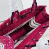 6930a2416e68136f4d9abad5 Oversized Original Order Thick Yarn Fabric Dior Book Tote