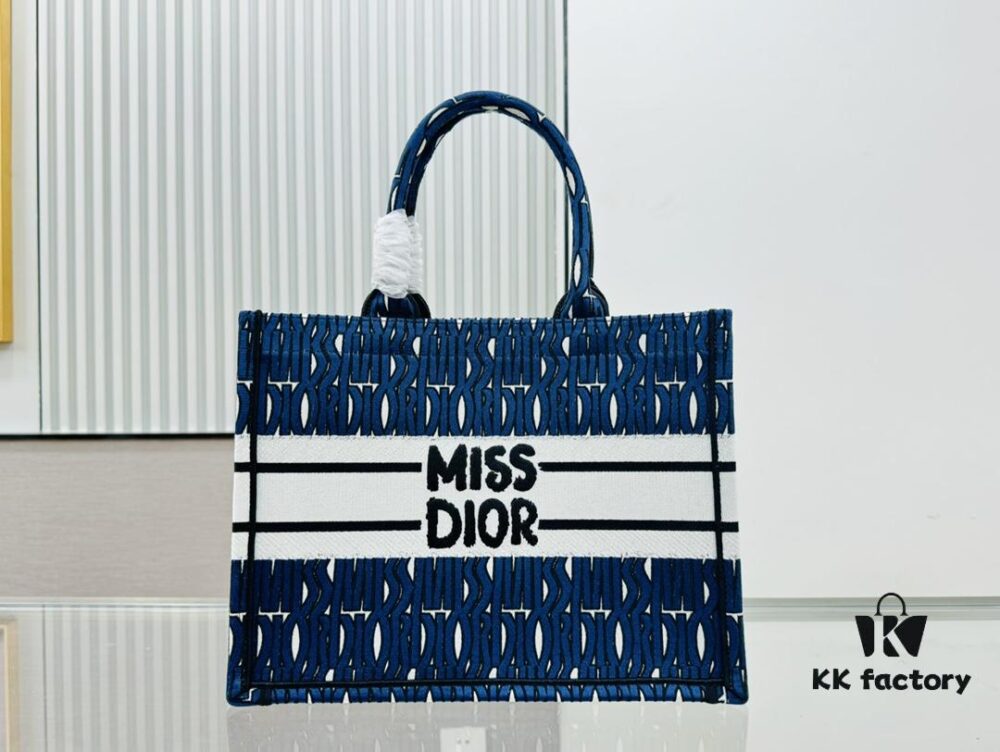 6930a2416e68136f4d9abad8 Original Surplus Stock Medium Di0r Book Tote in Thick, Heavy Yarn Fabric