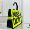 6930a2706e68136f4d9abb46 Oversized Original Order Thick Yarn Fabric Dior Book Tote