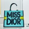 6930a2716e68136f4d9abb47 Oversized Original Order Thick Yarn Fabric Dior Book Tote