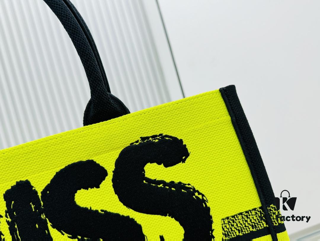 6930a2716e68136f4d9abb48 Oversized Original Order Thick Yarn Fabric Dior Book Tote