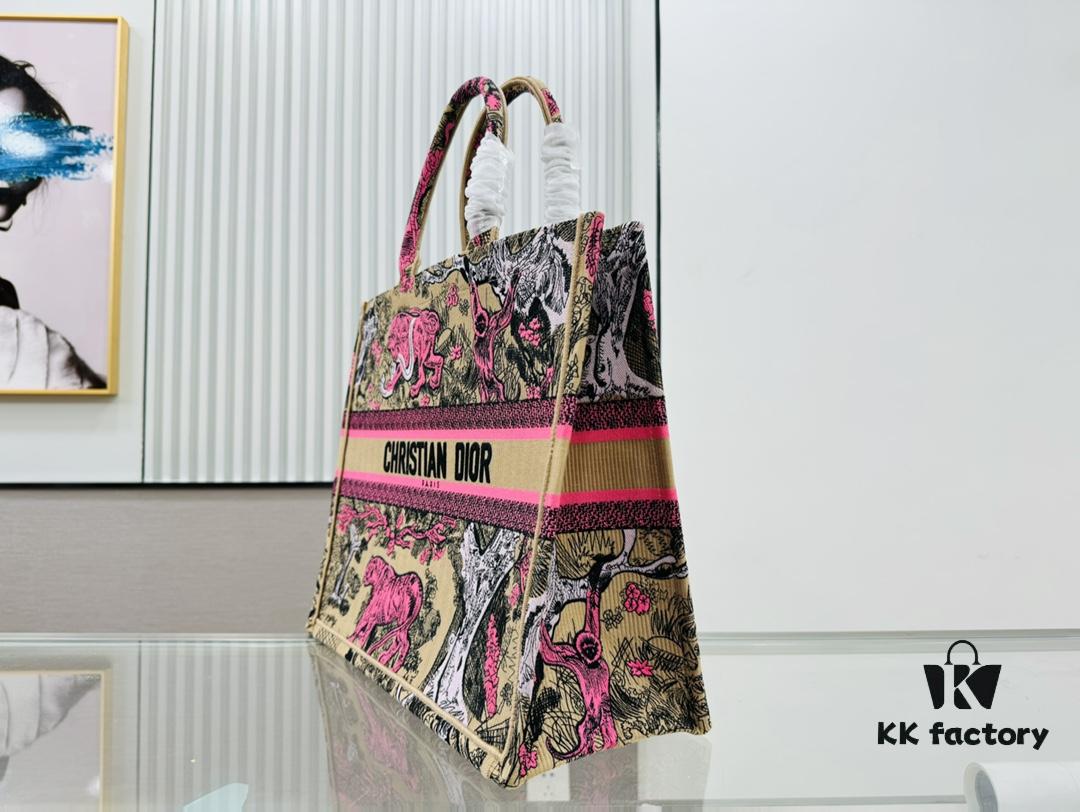 6930a28a6e68136f4d9abb7f Oversized Original Order Thick Yarn Fabric Dior Book Tote