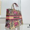 6930a28a6e68136f4d9abb80 Oversized Original Order Thick Yarn Fabric Dior Book Tote