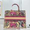 6930a28a6e68136f4d9abb82 Oversized Original Order Thick Yarn Fabric Dior Book Tote