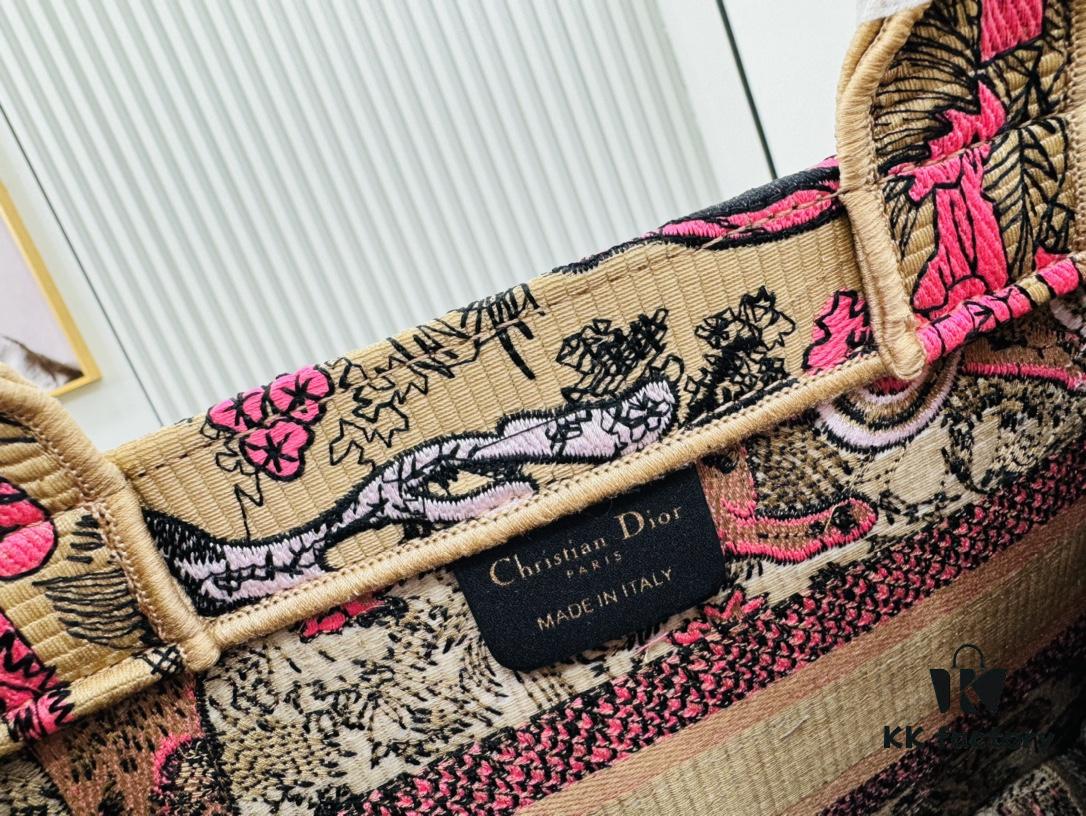 6930a28c6e68136f4d9abb86 Oversized Original Order Thick Yarn Fabric Dior Book Tote