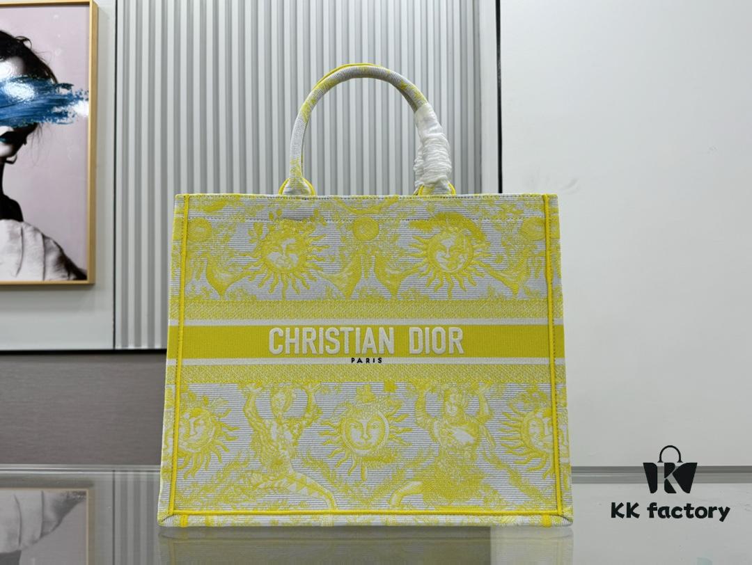 6930a2926e68136f4d9abb92 Oversized Original Order Di0r Book Tote in Thick, Heavyweight Yarn Fabric