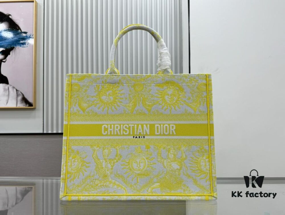 Thick Yarn Heavy Fabric Original Order Large Size [Dior Book Tote]