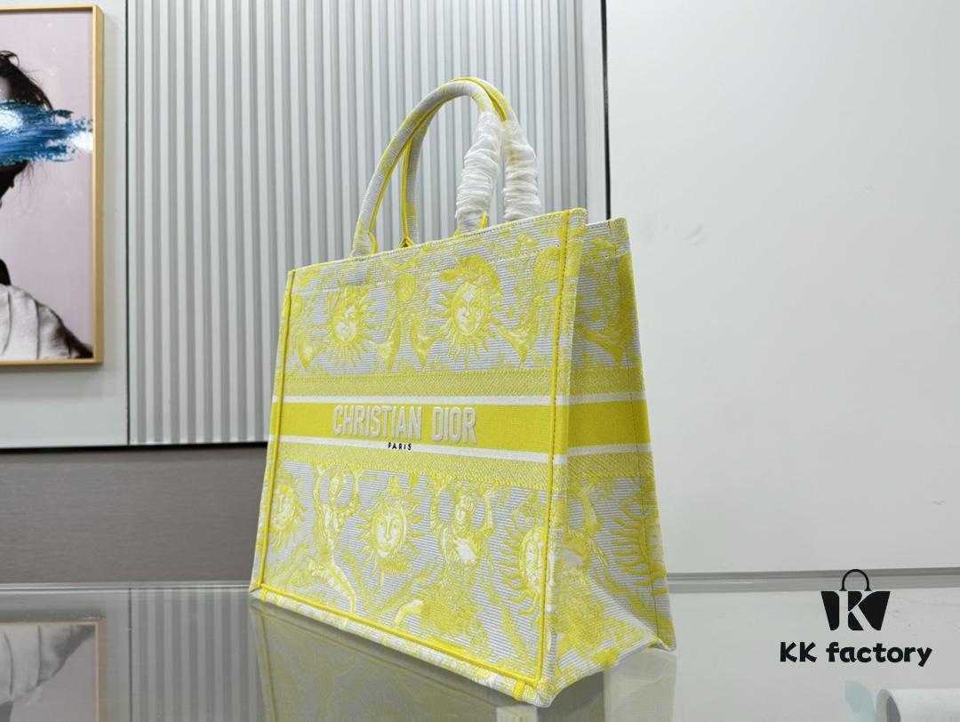 6930a2936e68136f4d9abb94 Oversized Original Order Di0r Book Tote in Thick, Heavyweight Yarn Fabric