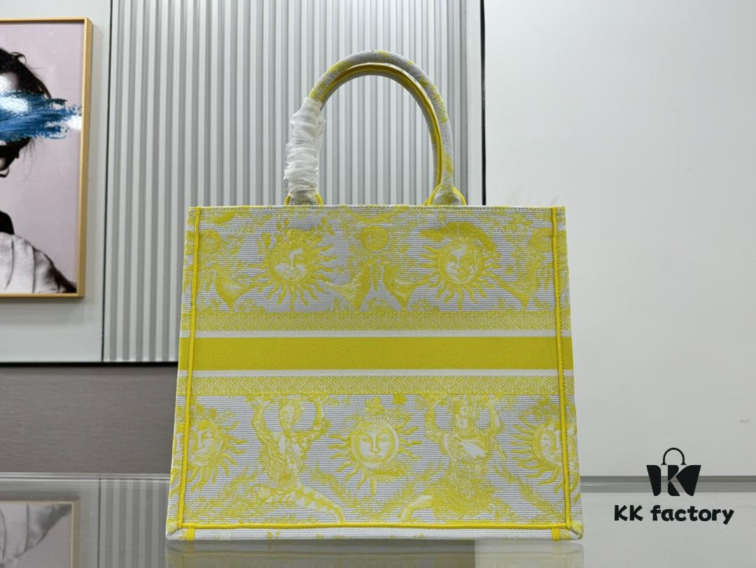 6930a2936e68136f4d9abb95 Oversized Original Order Di0r Book Tote in Thick, Heavyweight Yarn Fabric