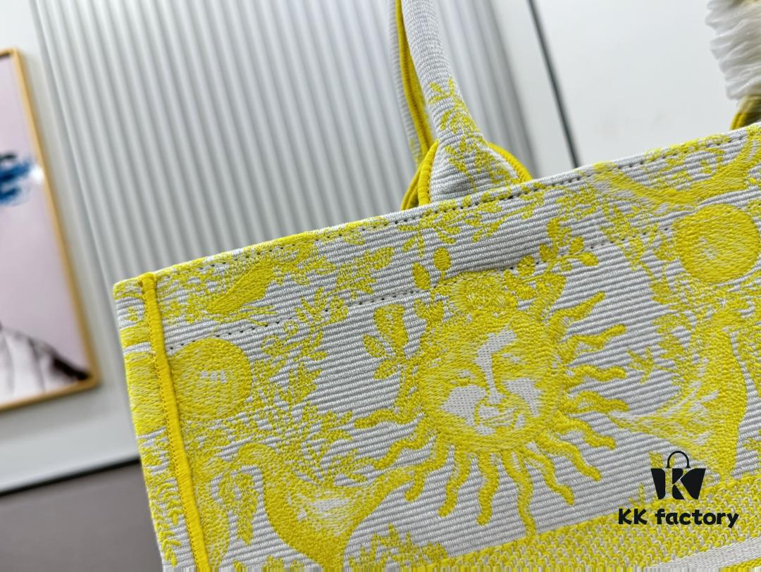 6930a2946e68136f4d9abb96 Oversized Original Order Di0r Book Tote in Thick, Heavyweight Yarn Fabric