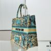 6930a29b6e68136f4d9abba8 Oversized Original Order Thick Yarn Fabric Dior Book Tote