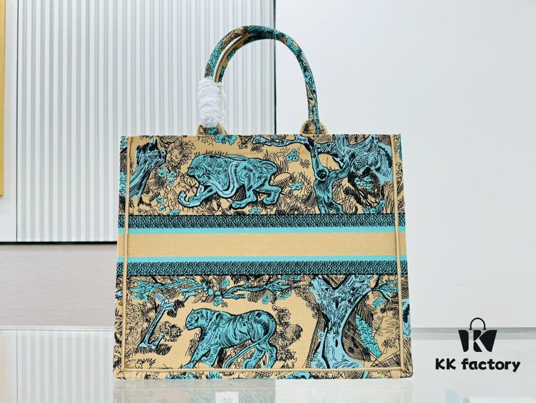 6930a29c6e68136f4d9abba9 Oversized Original Order Thick Yarn Fabric Dior Book Tote