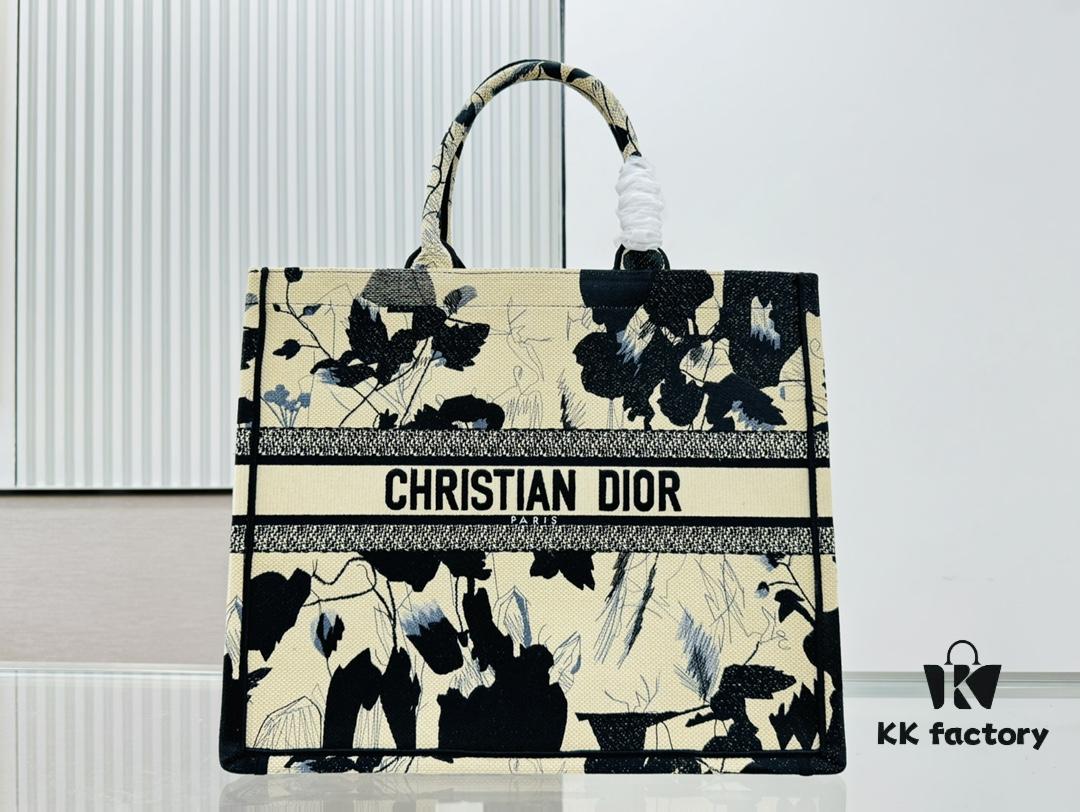 6930a2ad6e68136f4d9abbce Oversized Original Order Di0r Book Tote - Thick Canvas Fabric