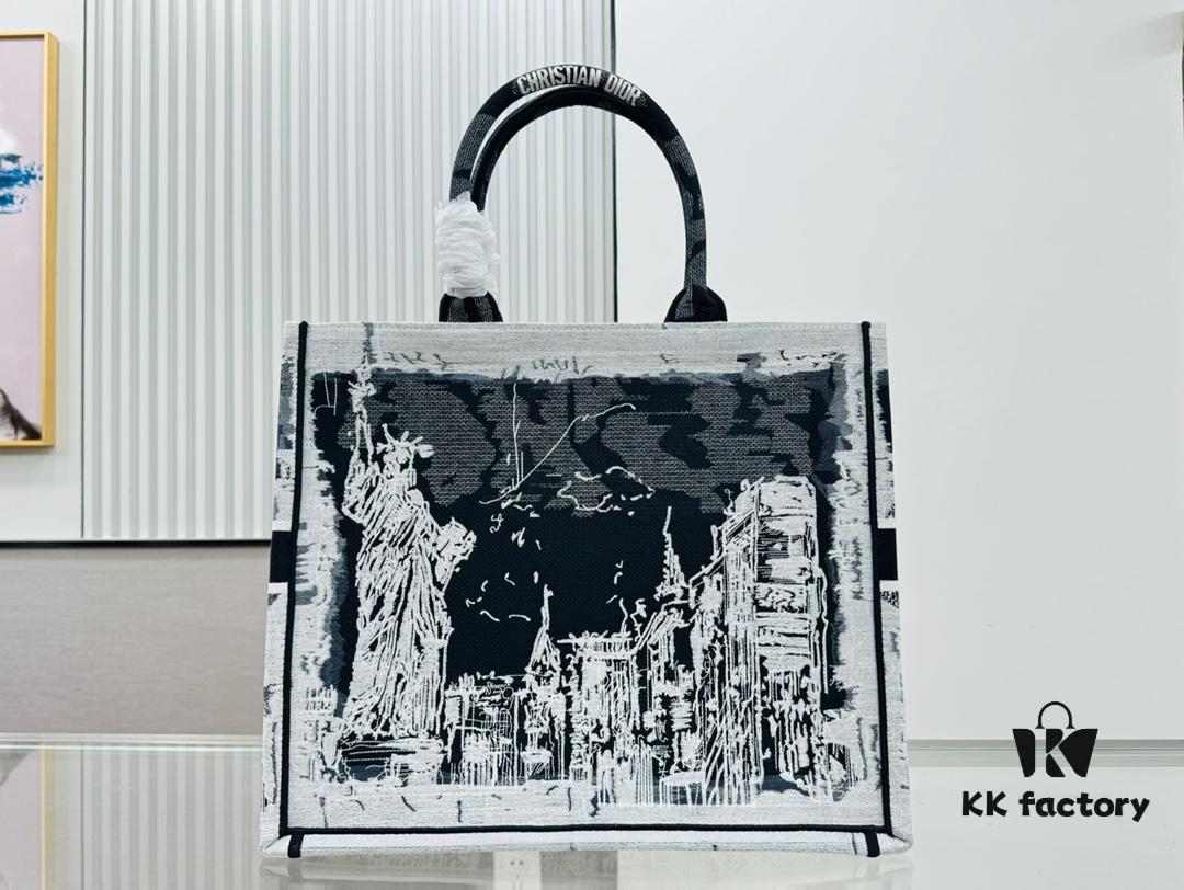 6930a2bf6e68136f4d9abbf7 Thick Yarn Heavy Fabric Original Order Oversized Di0r Book Tote