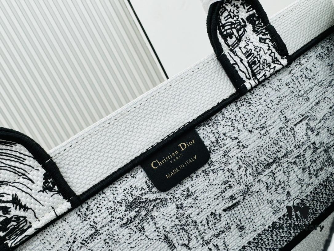 6930a2c66e68136f4d9abc09 Original Order Thick Yarn Heavy Fabric Large Size Di0r Book Tote