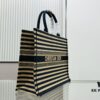 Thick Yarn Heavy Fabric Original Order Large Size [Dior Book Tote]