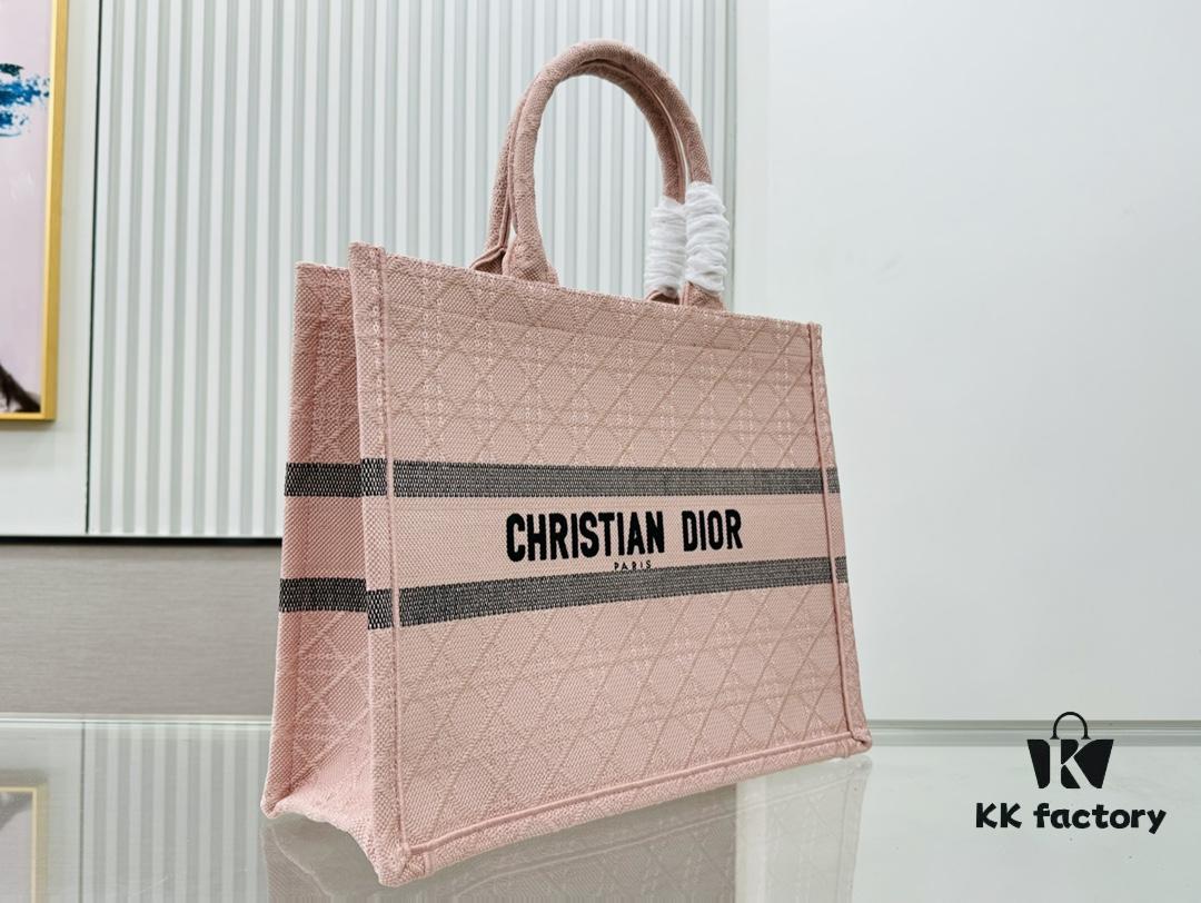 Oversized Original Order Thick Yarn Fabric Dior Book Tote