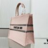 Oversized Original Order Thick Yarn Fabric Dior Book Tote
