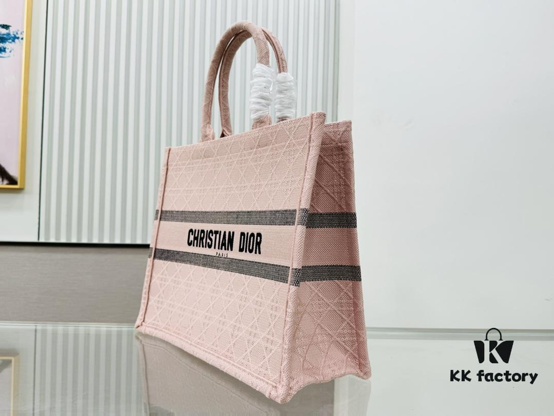 Oversized Original Order Thick Yarn Fabric Dior Book Tote