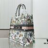 Dior Book Tote Large Size Original Order Thick Yarn Fabric